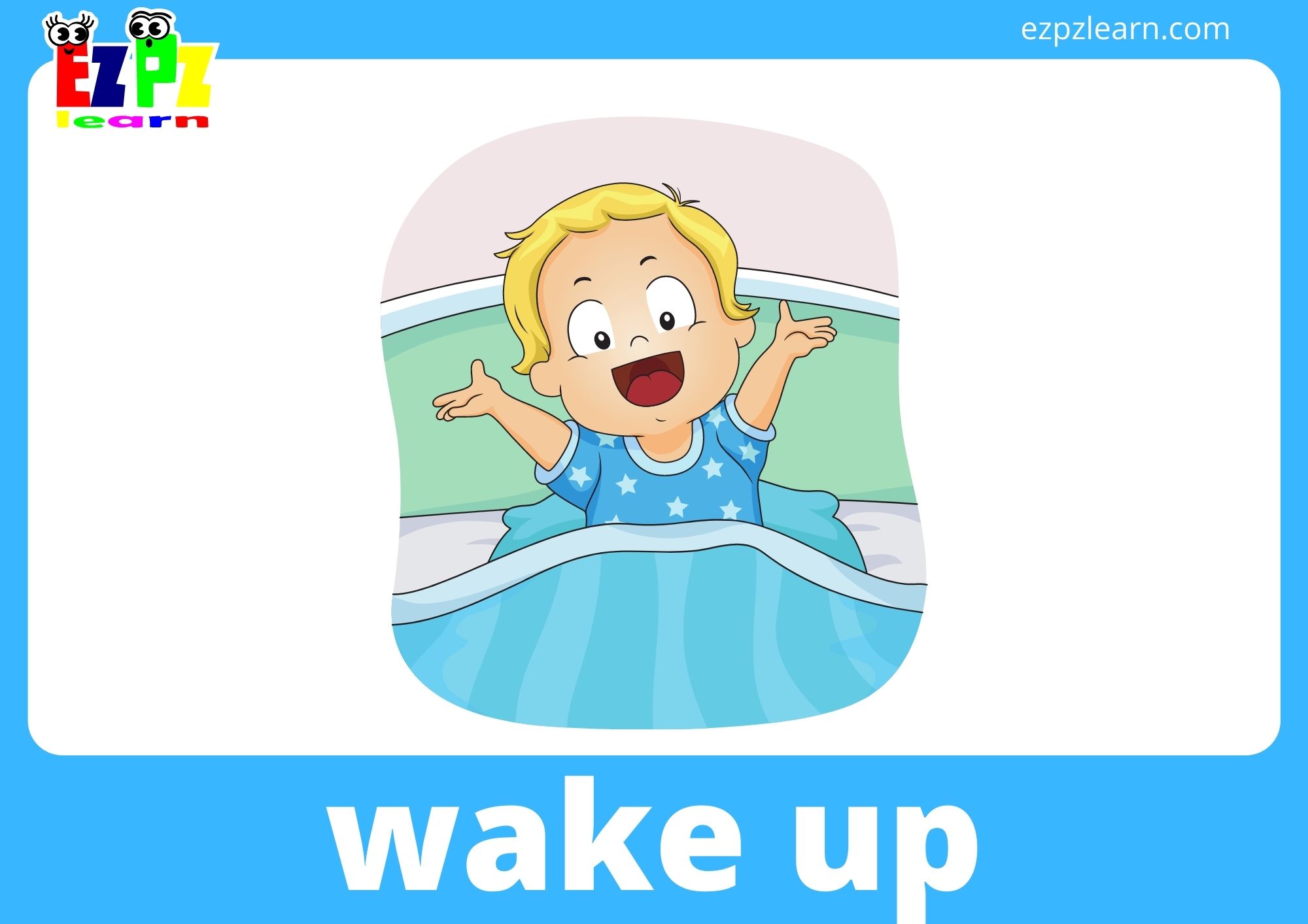 daily-routine-flashcards-with-words-ezpzlearn
